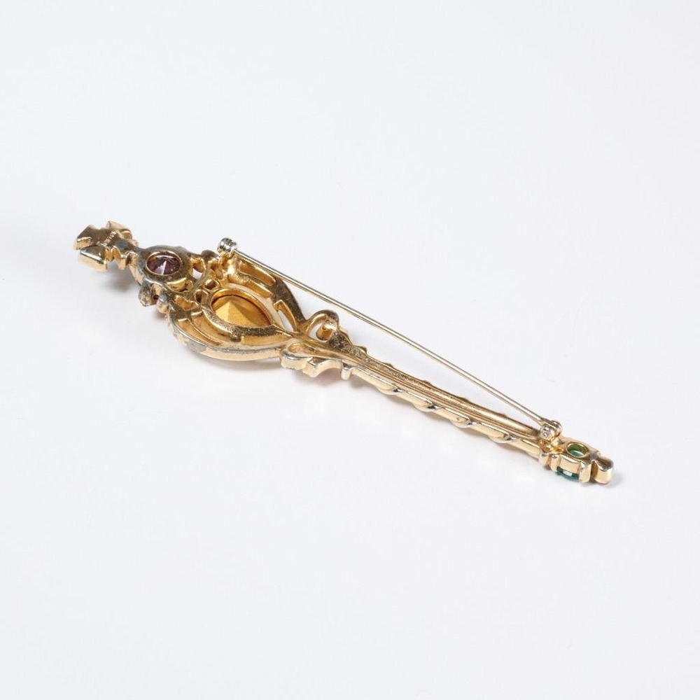 Crown Trifari Alfred Philippe Scepter Brooch Queen Elizabeth Coronation Series - Picture 5 of 7
